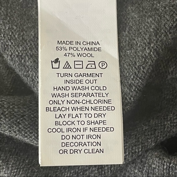 KATE SPADE DO WONDERS CRYSTAL EMBELLISHED RHINESTONE SWEATER WOOL GRAY LARGE EUC - Picture 4 of 4